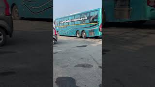 JAKHAR TRAVELS VOLVO B11R 😍 automobile volvobusindia bustours travel indianvolvobus [upl. by Aleahs]