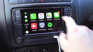 Volkswagen RCD330 met Apple Carplay [upl. by Nwahsek227]