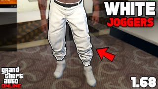 How To Get White Joggers In GTA 5 Online [upl. by Arrais]