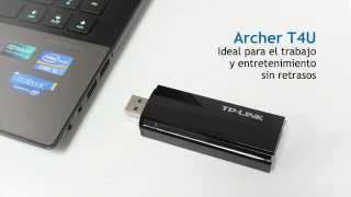 Adaptador inalámbrico USB de banda dual AC1200 Archer T4U [upl. by Law]