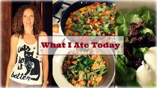 What I Ate Today 4 Real Foods Vata Pacifying Vegetarian Day [upl. by Trent]