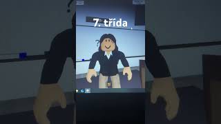 1 třída vs 7 třída shorts roblox funnyvideo [upl. by Nanny]