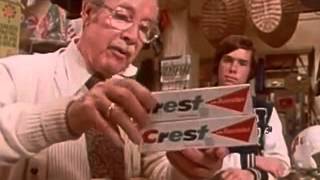 VINTAGE CREST TOOTHPASTE COMMERCIAL WITH CHARACTER ACTOR ARTHUR OCONNELL [upl. by Alderson]