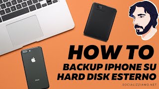 Come eseguire BACKUP iPhone su DISCO RIGIDO ESTERNO 2024 [upl. by Dotti]