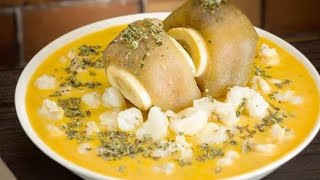 CALDO DE PATA Ecuatoriano facil de hacer económico [upl. by Ameehsat]