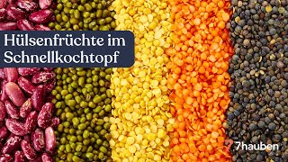 Wie koche ich getrocknete Hülsenfrüchte im Schnellkochtopf  Onlinekurs mit Torsten Kluske [upl. by Aihsot604]