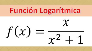 Función Logarítmica [upl. by Marcile71]