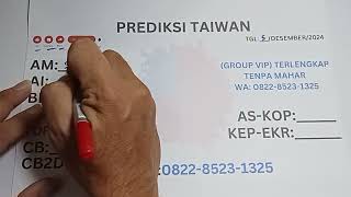 PREDIKSI TAIWAN MALAM INI 5 DESEMBER 2024  PREDIKSI TOGEL TAIWAN HARI INI  BOCORAN TAIWAN [upl. by Javier]