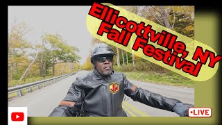 Ellicottville Fall Festival in The Fall Foliage Awesome 2022 Road Glide Limited Buffalo NY Poetry [upl. by Niroht]