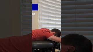 Hunched Forward Posture Exercise chiropractor posturecorrection [upl. by Eesyak]