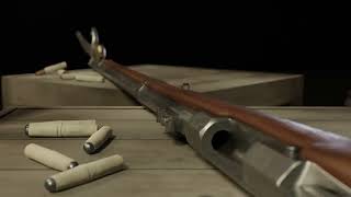 Animated 1866 Chassepot Reload and Flyby Remastered [upl. by Haldan487]