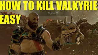 quotHow to Defeat The Valkyriequot God OF war Chooser Of the Slain Guide Ps4 Walkthrough [upl. by Urien141]