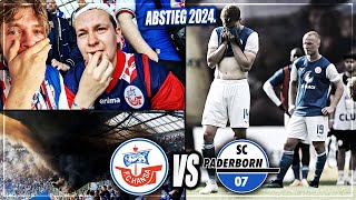 ABSTIEG 2024 Hansa Rostock  Paderborn Stadion Vlog  Pures Drama Chaos amp Ausschreitungen [upl. by Candyce]