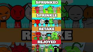 Incredibox Sprunki Retake VS Sprunked VS Sprinkle VS Retake Versions 😭 [upl. by Beale644]