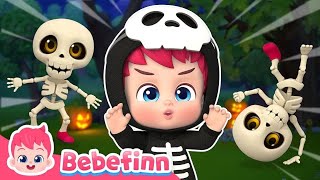 ☠️ Chumbala Cachumbala Bebefinn Skeleton DanceㅣEP142ㅣHalloween Songs for Kids Echolanguage [upl. by Atirac]