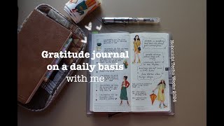 Gratitude Journals on a Daily Basis with Me 40th Week 2024 l Hobonichi Techo Weeks [upl. by Leitao]