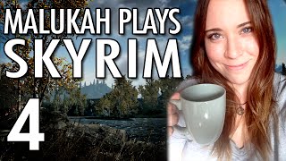 Malukah Plays Skyrim  Ep 4 Crazy Lydia [upl. by Klos]