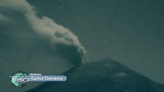 Fenómeno Anómalo No Identificado es captado saliendo del cráter del volcán Popocatépetl [upl. by Tiedeman960]