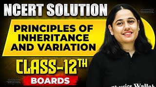 PRINCIPLES OF INHERITANCE AND VARIATION  NCERT Solutions  BOTANY Chapter 02  Class 12th Boards [upl. by Yht603]