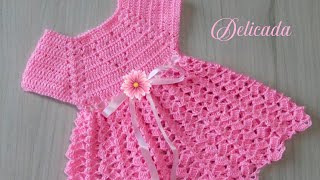 ✨ ¡Maravilloso vestido tejido en crochet Súper Facil  Mi Rincón del Tejido [upl. by Drallim]