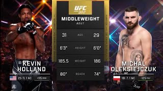 Kevin Holland vs Michal Oleksiejczuk Breakdown [upl. by Miguelita]