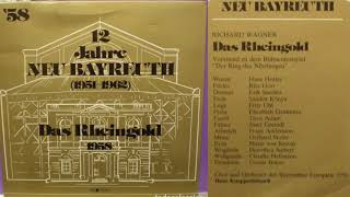 Das Rheingold  Bayreuther Festspiele 1958  Hans Knappertsbusch  LP SOUND [upl. by Bonnes]