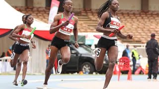 4x400m mixed RELAYMary Moraa anchors team to Gold Olympic trials 2024 [upl. by Hugues753]