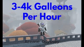 3k Galleons Per Hour  Arcane Odyssey Money Farm [upl. by Atteirneh]