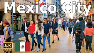 Mexico City 4K  Walking Tour in 2023  CDMX 🇲🇽 [upl. by Herwin345]