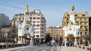 Walking in DonostiaSan Sebastian Spain [upl. by Gerbold]