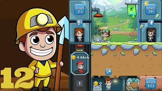 idle Miner tycoon walkthrough 12 with Titans Thunder Arcade 🕹️android minecraft digger minivlog [upl. by Ancier]