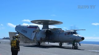 Epic Maneuvers on the USS Nimitz Flight Operations [upl. by Yeung]