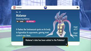 How to evolve Inkay into Malamar in Pokémon Scarlet and Violet The Indigo Disk DLC [upl. by Chun]