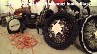 How To PlastiDip Motocross Rims [upl. by Aveneg]