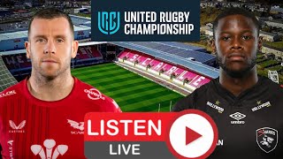 SCARLETS vs SHARKS URC 2024 Live Commentary [upl. by Kerwinn]