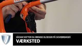 Skift bremseklodser på skivebremser [upl. by Ytsihc]