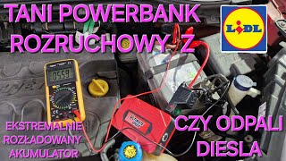 ✅️ Powerbank Rozruchowy z LIDLA ➡️ TEST Czy Odpali Diesla ⁉️ Booster Rozruchowy [upl. by Ennovahs]