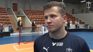 Jonathan Larsson efter Mullsjö AIS  Växjö IBK  SSL Omgång 7 [upl. by Aivon]