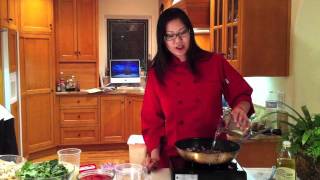 Chef and TV Host Ivy Dai Makes Vegan Skillet Gnocchi with Chard and White Beans [upl. by Radburn]