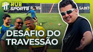 DESAFIO DO TRAVESSÃO COM VICTIN E SEU ÁRBITRO FAVORITO  HUB Sports [upl. by Festatus]