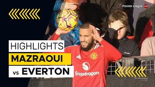 Noussair Mazraoui vs Everton 01122024 [upl. by Nwahsit118]