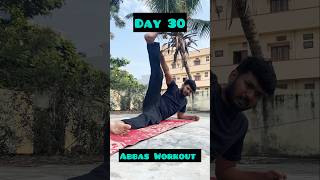 Day 30 Abs Workout  Laying Raises Side Crunches amp Side Planks abbs sixpack youtubeshorts fit [upl. by Ria241]