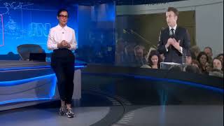 Renata Vasconcellos apresenta Jornal Nacional de tênis [upl. by Dori]