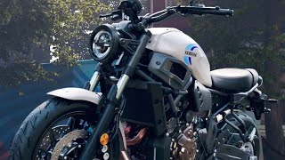 All about 2022 New Yamaha XSR 700 close look  features [upl. by Ydna]