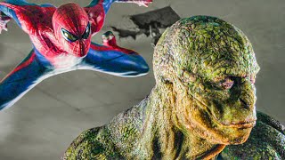 SpiderMan vs Lizard  All The Best Fight Scenes [upl. by Illehs]