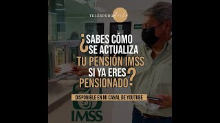 ACTUALIZACIÓN DE PENSIÓN IMSS LEY 73 y 97  Lic Telésforo Ávila imss pension [upl. by Enilav]