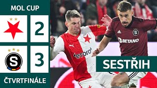 SK Slavia Praha vs AC Sparta Praha  Čtvrtfinále Mol Cupu  SESTŘIH [upl. by Jezebel168]