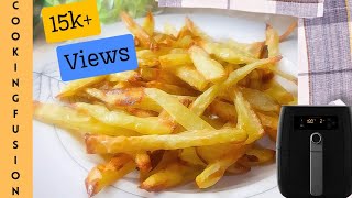 French Fries In Air Fryer  How To Make French Fries In Air Fryer [upl. by Duj]