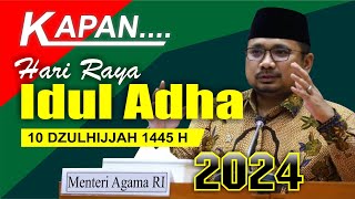 Kapan Idul Adha 2024  Hari Raya Idul Adha 2024 jatuh pada tanggal  10 Dzulhijjah  Kalender 2024 [upl. by Lahey]