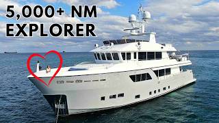 9990000 5000NM Steel Explorer SuperYacht quotATLASquot CDM 102 DARWIN Tour [upl. by Air]